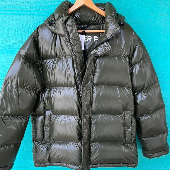 Aritzia Other - ARITZIA MR SUPER PUFF HIGH GLOSS TIMBERLINE 700+ DOWN JACKET NWT